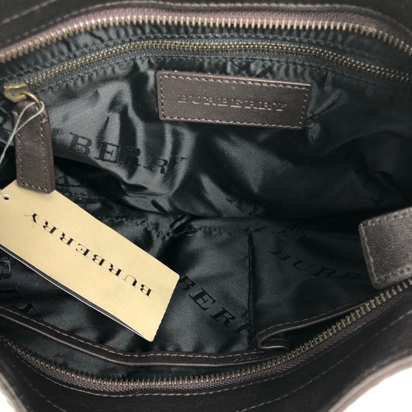 Burberry Alverton Leather Studded Hobo Bag NWT - Picture 3 of 8